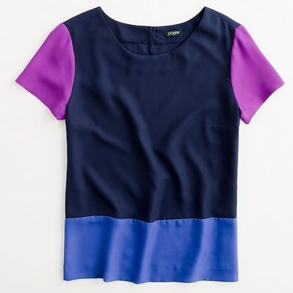 J. crew color block top - Picture 2 of 11